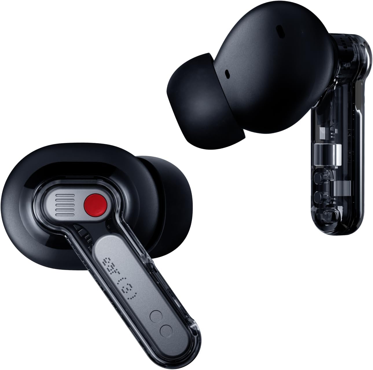 Nothing Ear (3) Wireless Earbuds Super Mic 45dB Hybrid Active Noise Cancelling Bluetooth Headphones Hi-Res 6 Mics  12mm Dynamic Bass Boost  Dual Connect ANC Sport Ear Buds for iPhone Android  Black