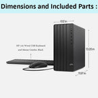 HP Desktop Computer Tower for Home Student & Business  13th Gen Intel Quad-Core Processor  16gb Ddr4 Ram  256gb Pcie Ssd  WiFi Adapter  Vga  Rj-45  Hdmi  Keyboard and Mouse  Windows 11 Home