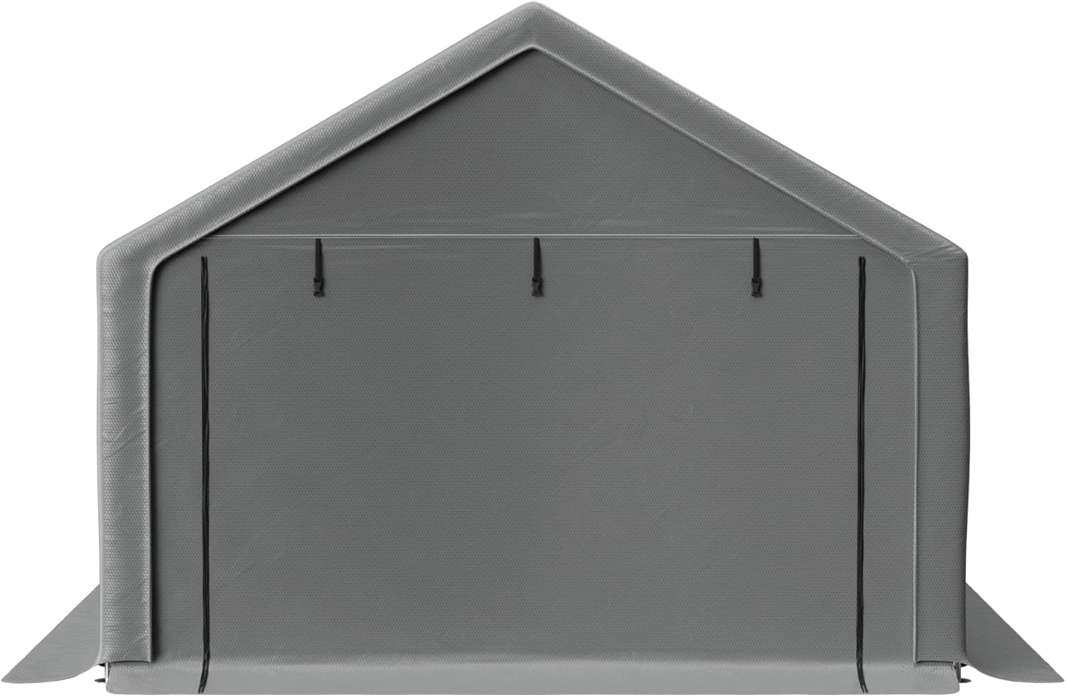 8x8 ft Outdoor Storage Shelter with Zipper Door, Portable Garages Shelters, Waterproof and UV Resistant Carport Shed for Bicycle, Motorcycle ATV, Lawn Mowers (8x8 FT)