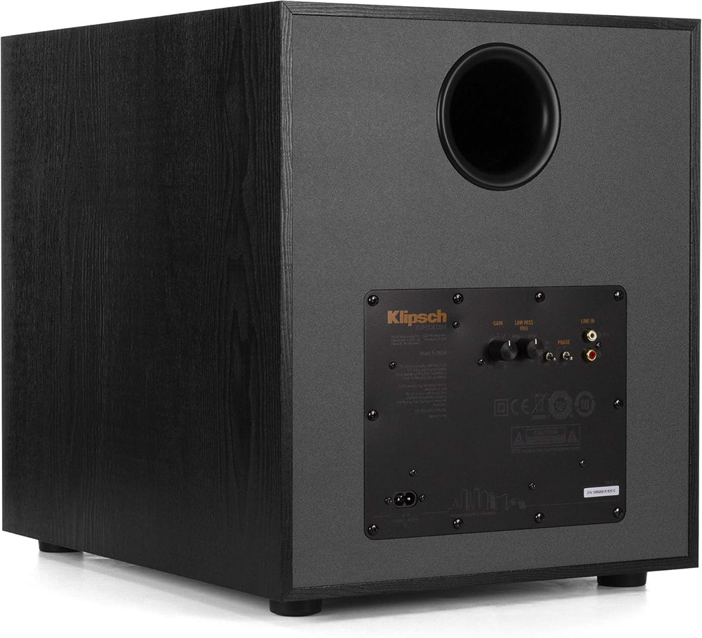 Klipsch RF-7 III Black Ash Wood Furniture Made Floorstanding Speaker Pair with a RC-64 III Black Ash Wood Furniture Made Center Channel Speaker and a R-120SW Subwoofer (2017)