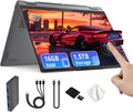 Lenovo Yoga 7i 2-in-1 16" 2K Touchscreen Laptop  Intel Ultra 5 226V  16GB LPDDR5X  1.5TB Storage(512GB SSD & 1TB Docking Station)  Intel Arc Graphics  Backlit Keyboard  Fingerprint  Win 11  Gray