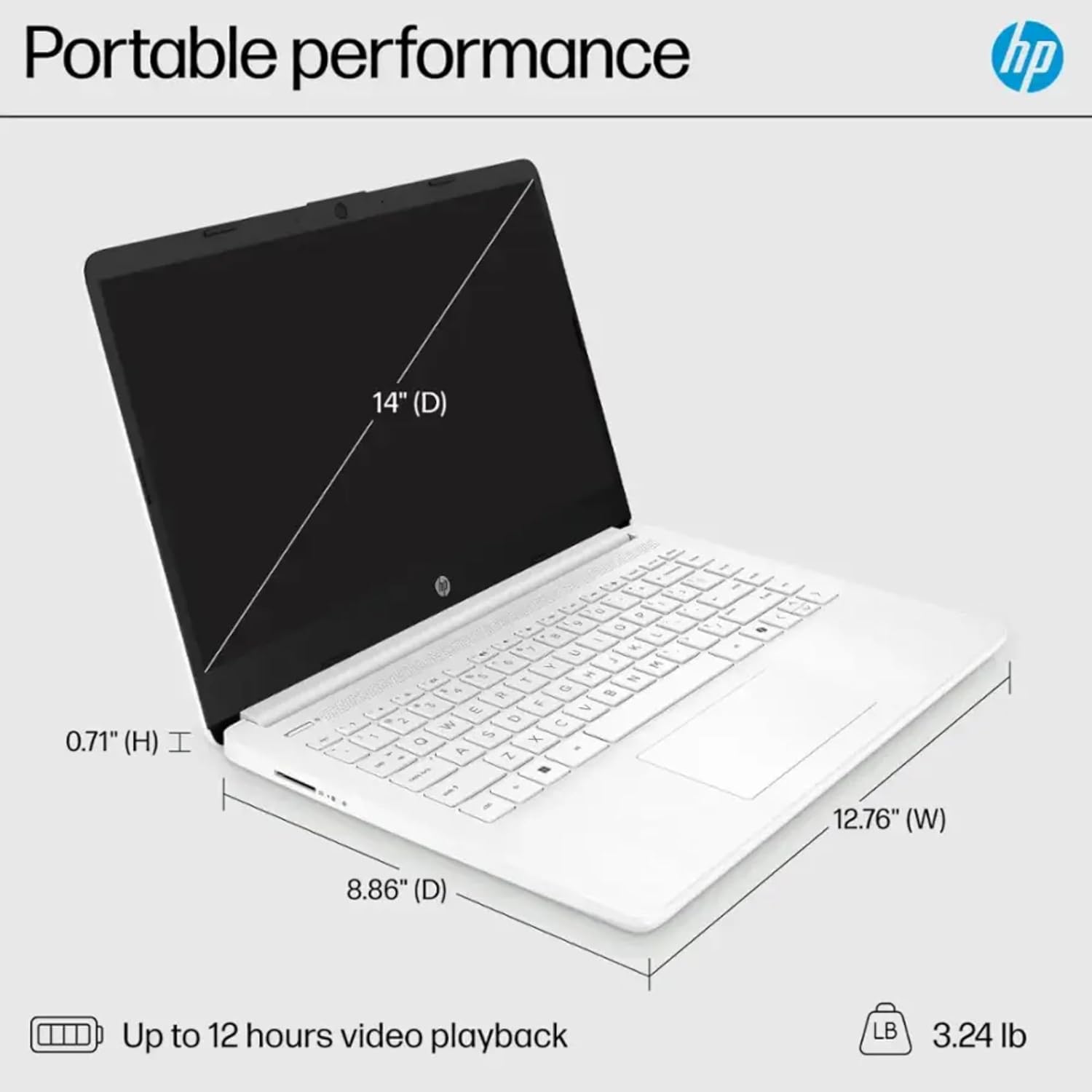 HP Ultra Slim Laptop for Students and Business | 1 Year Office 365 | Intel Quad-Core  8GB RAM | 1.6TB Storage (1TB Cloud  512GB External and 128GB SSD) | Windows 11 Home  no Earbuds  Silver
