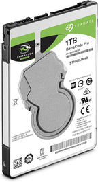 Seagate BarraCuda Pro 1TB Internal Hard Drive Performance HDD – 2.5 Inch SATA 6 Gb/s 7200 RPM 128MB Cache for Computer Desktop PC Laptop, Data Recovery – Frustration Free Packaging (ST1000LM049)