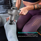 Mebak 3 Massage Gun, Massage Gun Deep Tissue for Athletes, Professional Muscle Percussion Massager, Massager for Shoulder Leg Back Body Pain Relief, Quiet Portable Sport Tool, Gifts for Him