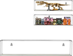Acrylic Display Case for Lego 76968 Dinosaur Fossils: Tyrannosaurus rex 75978 Can Be Installed on The Wall Photo Frame 43.31Lx9.84Wx13.78H inch(110x25x35 cm)(NOT Included The Model)