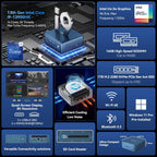 GEEKOM IT13 Mini PC 2026 Edition with Intel 13th Gen i9-13900HK  16GB RAM(Not LPDDR)&1TB NVMe SSD (Expandable)  NUC13 Mini Desktop Computer Windows 11 Pro for Home&Office | 8K UHD USB4 WiFi 6E BT5.2
