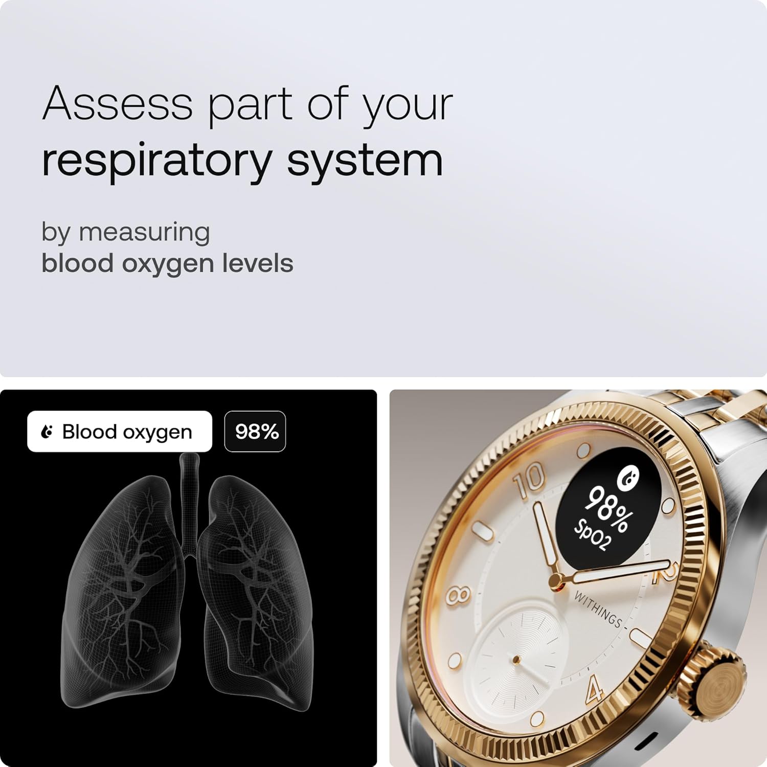 WITHINGS Scanwatch Nova Brilliant - Health Hybrid Smart Watch for Men & Women - SPO2  Temperature Monitoring  Sleep  Respiratory Health  Cycle Monitoring  30-Day Battery Life  Apple iOS/Android