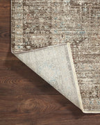 Loloi Magnolia Home by Joanna Gaines Millie Collection MIE-03 Charcoal/Dove 7'-10" x 10', .25" Pile Height, Area Rug