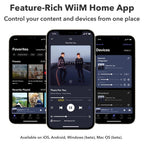 WiiM Amp: Multiroom Streaming Amplifier | Compatible with AirPlay  Google Cast  Alexa | HDMI  Voice Control | Stream from Spotify  Amazon Music  Tidal & More | Space Gray
