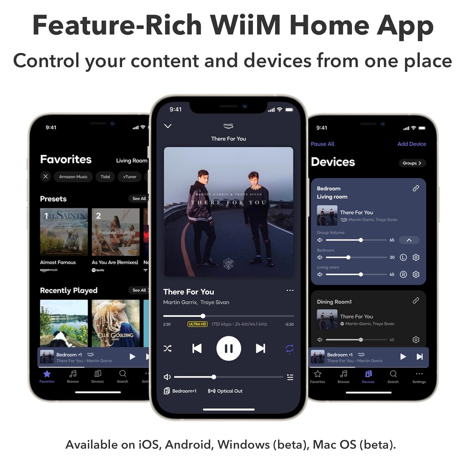 WiiM Amp: Multiroom Streaming Amplifier | Compatible with AirPlay  Google Cast  Alexa | HDMI  Voice Control | Stream from Spotify  Amazon Music  Tidal & More | Space Gray