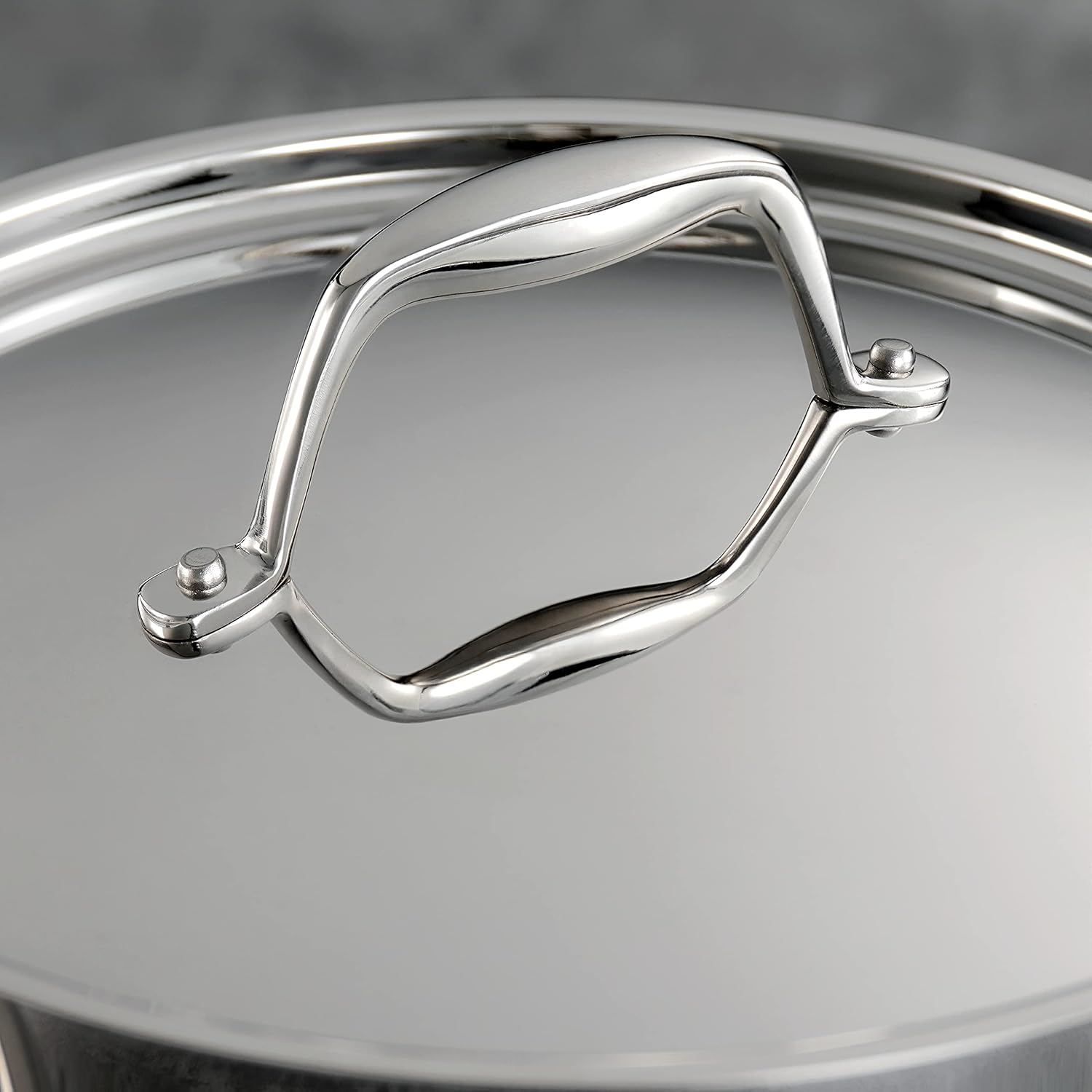 Tramontina Signature Tri-Ply Clad Stainless Steel 12-Piece Cookware Set with Lids, Pots and Pans Kitchen Set, Induction-Ready, Dishwasher-Safe, NSF-Certified, Made in Brazil