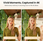 Xtra Muse  Vlogging Camera with 1'' CMOS & 4K/120fps Videos  Pocket Camera with 3-Axis Gimbal Stabilizer  Fast Focusing  Face/Object Tracking  Digital Video Camera for Photography  Digital Camera