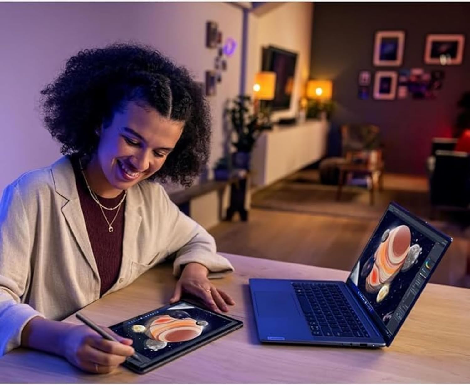 Lenovo IdeaPad Laptop Computer - 8GB RAM - 256GB SSD Storage - Intel Core - Microsoft Office for The Web | Rapid Charging  Webcam  Windows 11 no Mouse | Essential Laptop  Slim  Light