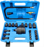 Universal Pneumatic Diesel Fuel Injector Puller Tool Kit Injector Remover Extractor with Impact Air Tool compatible with Benz for Bosch for Siemens etc Diesel Engine