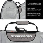 OCEANBROAD Surfboard Longboard Bag Day Bag Travel Bag 5'0, 5'6, 6'0, 6'6, 7'0, 7'6, 8'0, 8'6, 9'0, 9'6, 10'0