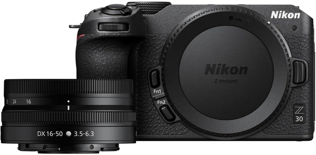 Nikon Z 30 with Wide-Angle Zoom Lens | Our most compact  lightweight mirrorless stills/video camera with 16-50mm zoom lens | Nikon USA Model