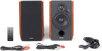 Edifier R1700BT Bluetooth Bookshelf Speaker - Active Near-Field Studio Monitors - Powered Speakers 2 Setup Wooden Enclosure - 66w RMS