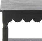 SAFAVIEH Home Collection Haven Matte Black Coffee Table