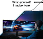 SAMSUNG 49" Odyssey G9 (G95C) Series DQHD 1000R Curved Gaming Monitor  240Hz  1ms(GtG)  DisplayHDR 1000  AMD FreeSync Premium Pro  Eye Saver Mode  Auto Source Switch+  LS49CG950ENXZA  2024