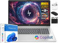 HP 17 Laptop Essential Computer  17.3 IPS FHD Business PC  6-Core AMD Ryzen 5  32GB RAM  1.5TB Storage (1TB SSD + 500GB Ext)  Windows 11 Pro Copilot AI Lifetime Office  HubxcelAccesory  Number Pad