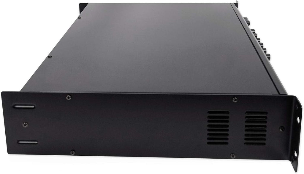 Rockville RCS180-6 180W 6-Zone 70v Commercial Amplifier  Bluetooth  USB/SD/RCA  Mic  Optical Inputs  FM  for Restaurants/Offices