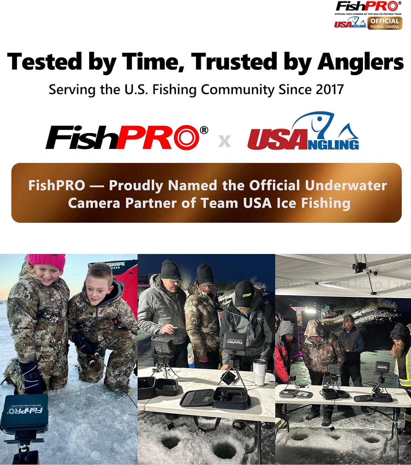 FishPRO® 2026 Upgrade NO.1 HD 1080P Underwater Fishing Camera 7'' IPS- w/10 000mAh (Ease to Use) Ice Fishing Camera Underwater  Fish Finder Camera for Ice Lake Boat Fishing w/USB-C  LED+IR  82ft