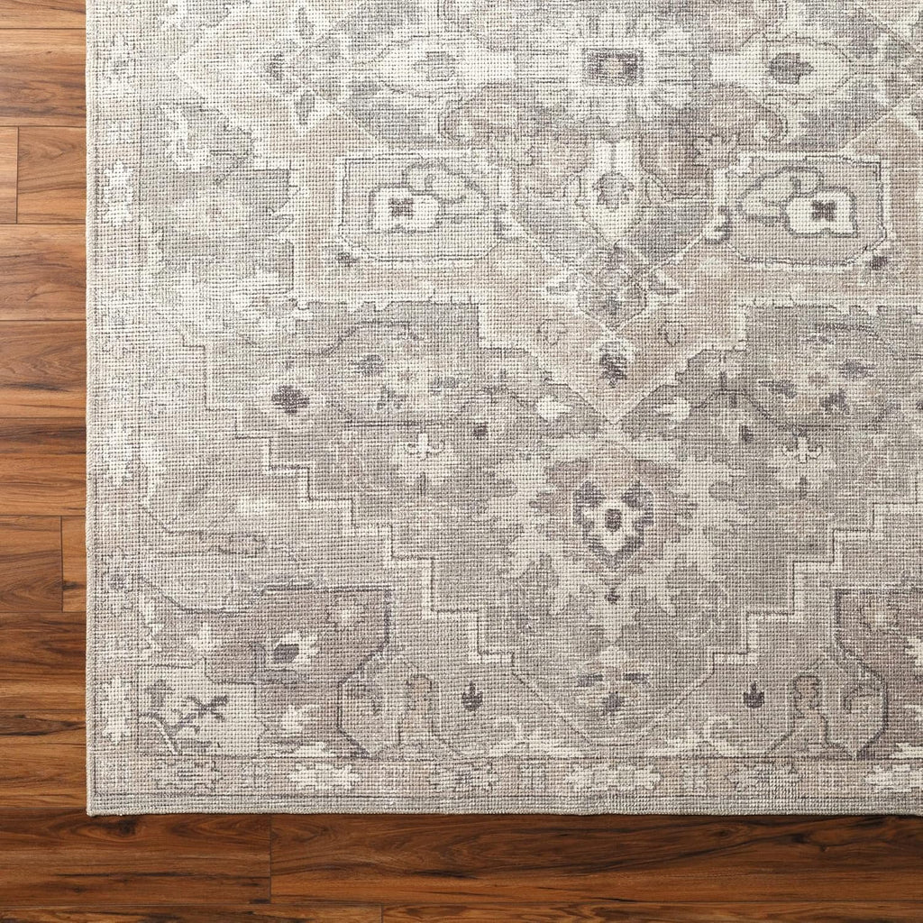 Livabliss x Becki Owens Elle Medallion Area Rug , 9'2" x 12', Light Grey