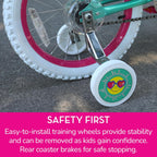 Dynacraft Barbie 16-inch Girls' Bike for Kids Ages 5-7 Years - Fun and Stylish Design, Sturdy and Durable, Perfect for Kids Learning to Ride, Easy to Assemble, Ideal for Young Riders