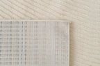 Revival Rugs Record 9'2"x12'2" Washable Area Rug for Living Room Bedroom - 100% Recycled Oeko-TEX Certified, Medium Pile, Beige, Cream