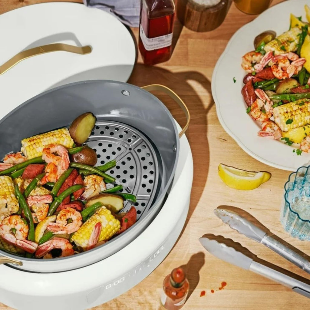 Multi-Cooker 6-Quart 10-in-1 Electric Multi Cooker, Digital Controls, Slow Cook, Steam, Sauté & Rice, Oven-Safe Nonstick Pot