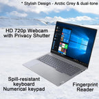 Lenovo ThinkBook 16 Gen 7 Business Laptop (16" FHD+ Anti-Glare  AMD Ryzen 5 7533HS (> i7-1255U)  16GB DDR5 RAM  512GB SSD)  Fingerprint Reader  Webcam  Ethernet  Wi-Fi 6  Win 11 Pro w/ Copilot  Grey