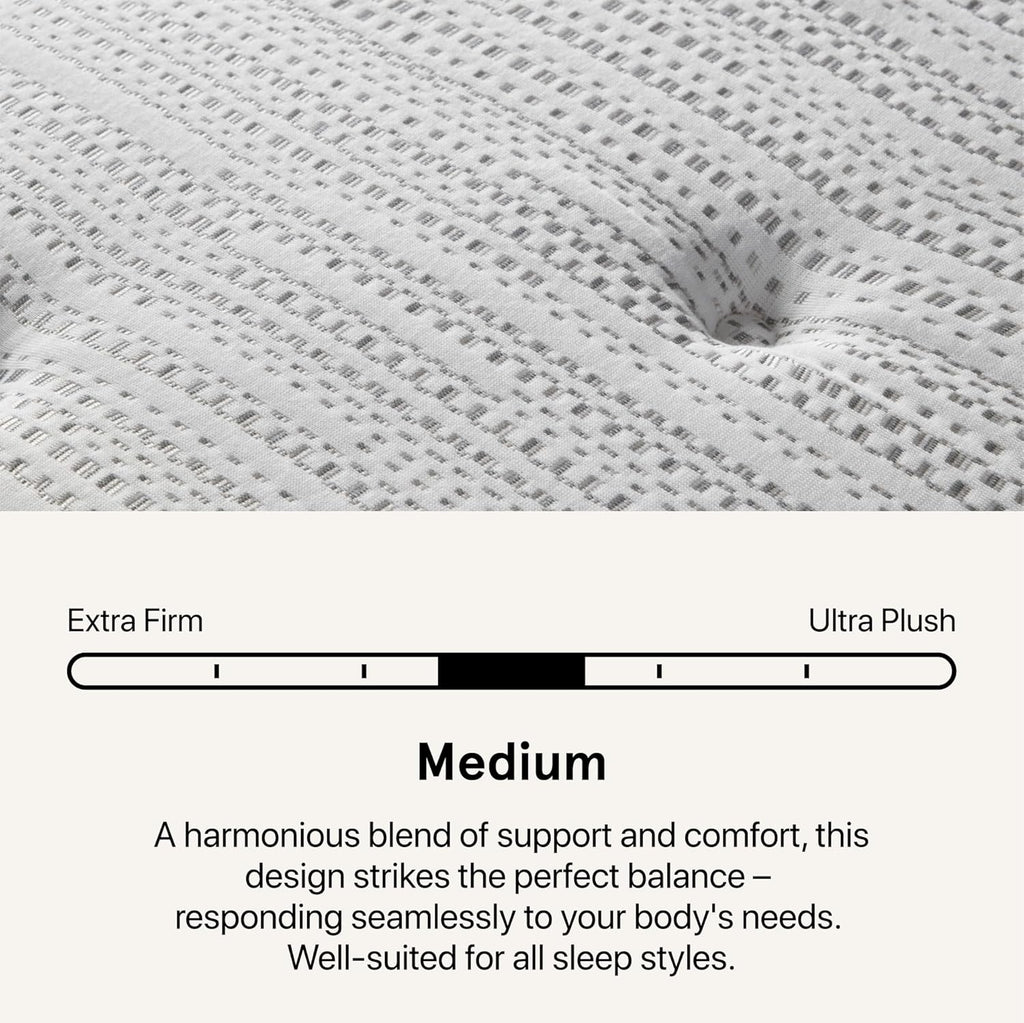 Beautyrest Silver BRS900 12.25” Medium Twin XL Mattress, Cooling Technology, Supportive, CertiPUR-US, 100-Night Sleep Trial, 10-Year Limited Warranty White