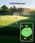 MiLESEEY GeneSonic Pro Golf Speaker with Detachable GPS Rangefinder Handheld  43000+ No Subscription Preloaded Courses  View & Audible Distances Touchscreen  15H Battery  Magnetic  Waterproof Hazard