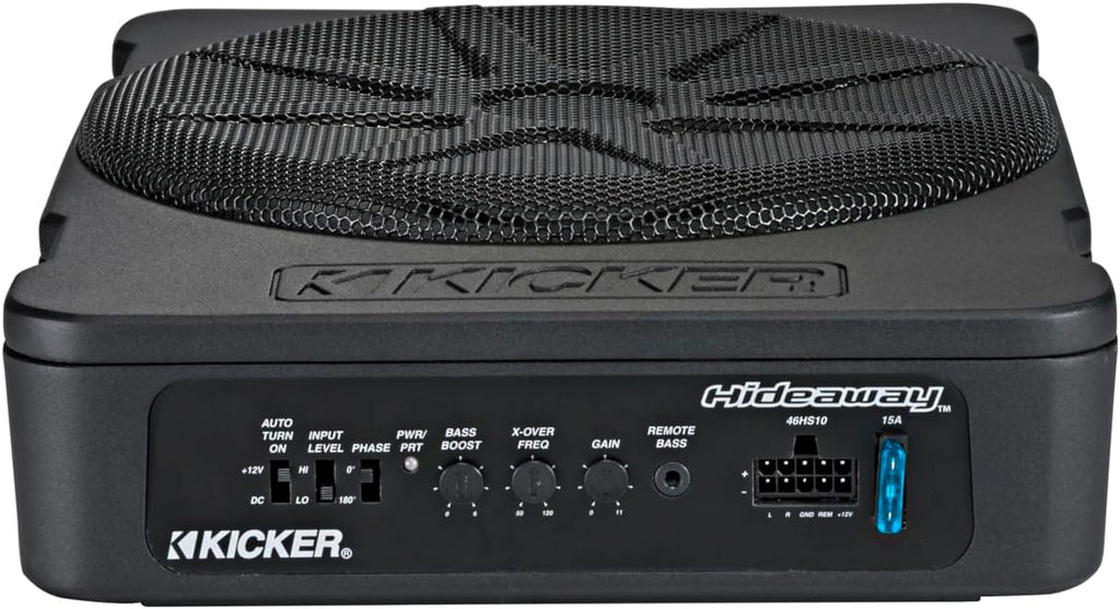 Kicker 51HS10 Hideaway Compact Powered Subwoofer  10-Inch