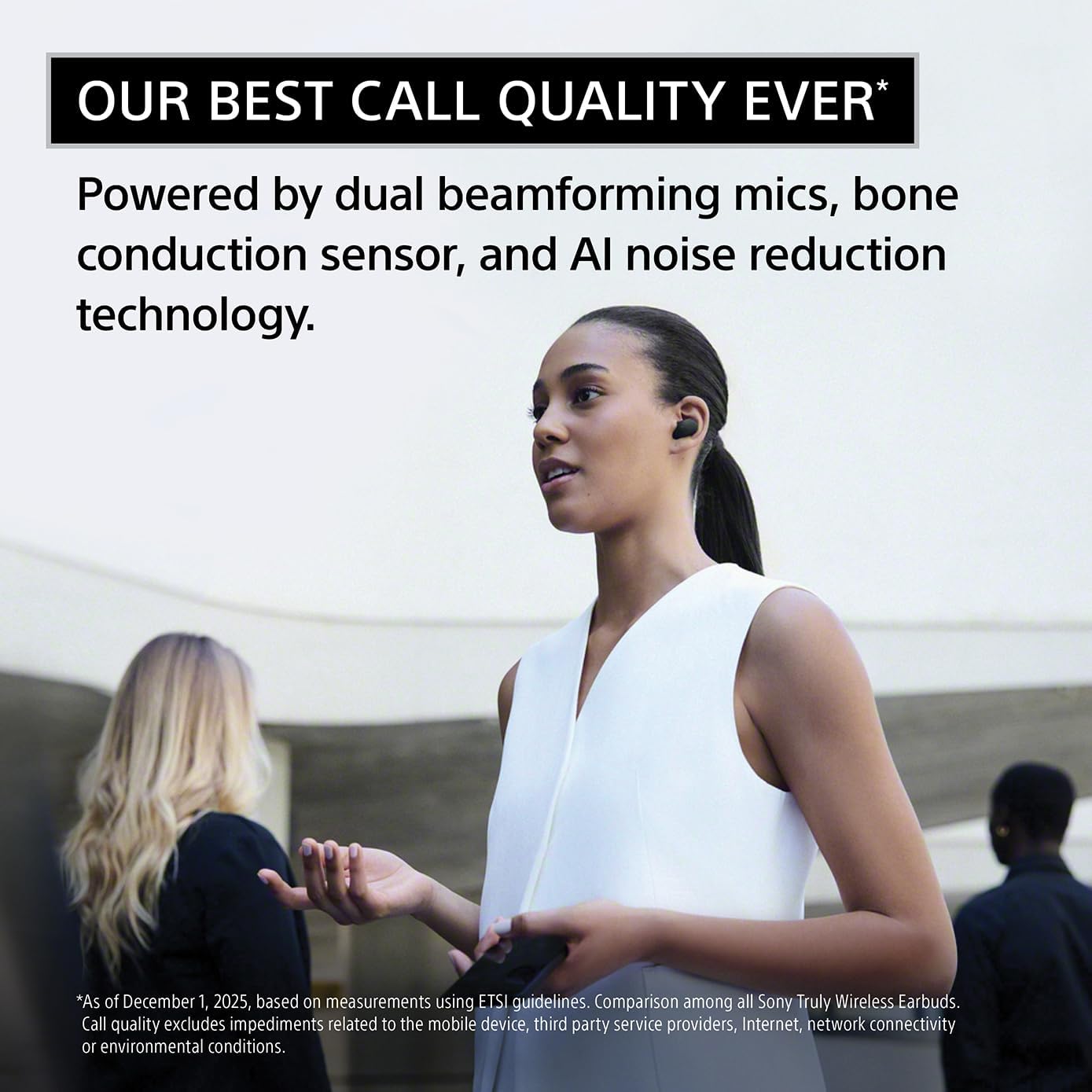 Sony WF-1000XM6 The Best Truly Wireless Noise Cancelling Earbuds (2026 Model), Bluetooth in-Ear Headphones, with Studio-Quality Sound, Up to 24 Hours of Battery Life, Black
