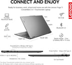 Lenovo Yoga 7i 2 in 1 Laptop Touchscreen  16" FHD+ 360 Foldable Touch Screen Convertible  Intel Core Ultra 7  Windows 11 Pro Laptop PC  16GB DDR5 RAM 1TB SSD  Backlit 10-Key  Fingerprint