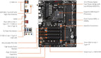 GIGABYTE B550 UD AC (rev. 1.2) AMD AM4 ATX Motherboard, Supports Ryzen 5000/4000/3000 Processors, DDR4, 10+3 Power Phase, 2X M.2, PCIe 4.0, USB-C, WiFi, GbE LAN, PCIe 4.0, Q-Flash Plus, RGB Fusion