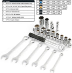 Great Neck MS125 125 Piece Marine Tool Set, Gifts for Men, Dad Gifts, High Visibility, Water-Resistant Boat Tool Box Case, Anti-Rust Chrome-Plated Boat Supplies And Accessories