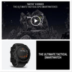 Garmin tactix® 8 51mm  Solar Charged Display  Elite  Premium Tactical GPS Smartwatch  Includes Applied Ballistics Elite™ Solver  Titanium Bezel  Sapphire Lens  40-Meter Dive Rating