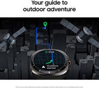 SAMSUNG Galaxy Watch Ultra 47mm LTE AI Smartwatch w/Energy Score  Wellness Tips  Heart Rate Tracking  Sleep Monitor  Fitness Tracker  GPS  2024 Titanium Gray (Renewed)