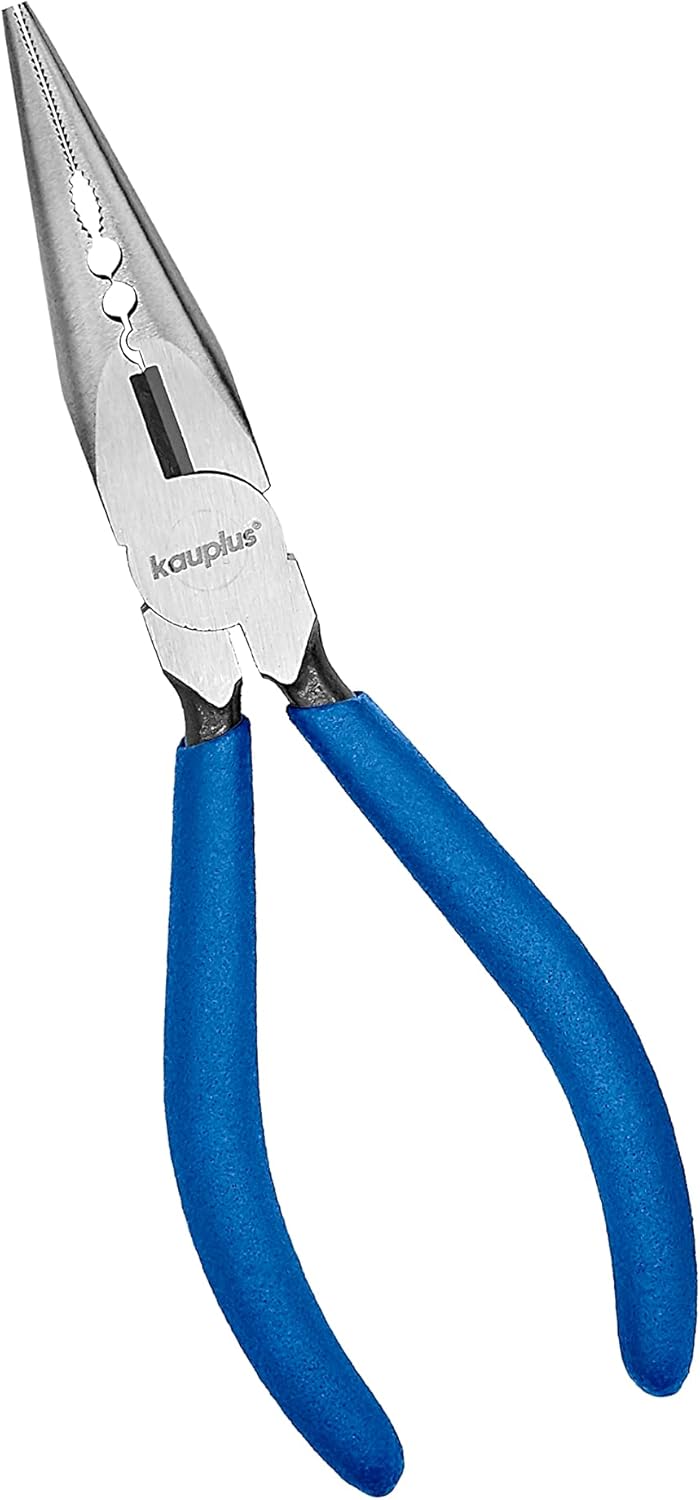 4-Piece Pliers Set- Water Pump Pliers -Slip Joint - Diagonal Cutter - Combination Long Nose - In Tool Roll