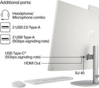 HP 27" FHD Touchscreen Business All-in-One Desktop Computer  AI Copilot  Intel 12-core Ultra 7 155U (Beats i7-1355U)  Wireless KB & Mouse  Wi-Fi 6  Windows 11 Pro(64 GB RAM | 2 TB SSD)