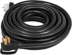 VEVOR 50FT 50 Amp Generator Extension Cord  STW 45446 + 45505 125V 250V Generator Power Cord  N14-50P & SS2-50R & CS6364 Twist Lock Connectors
