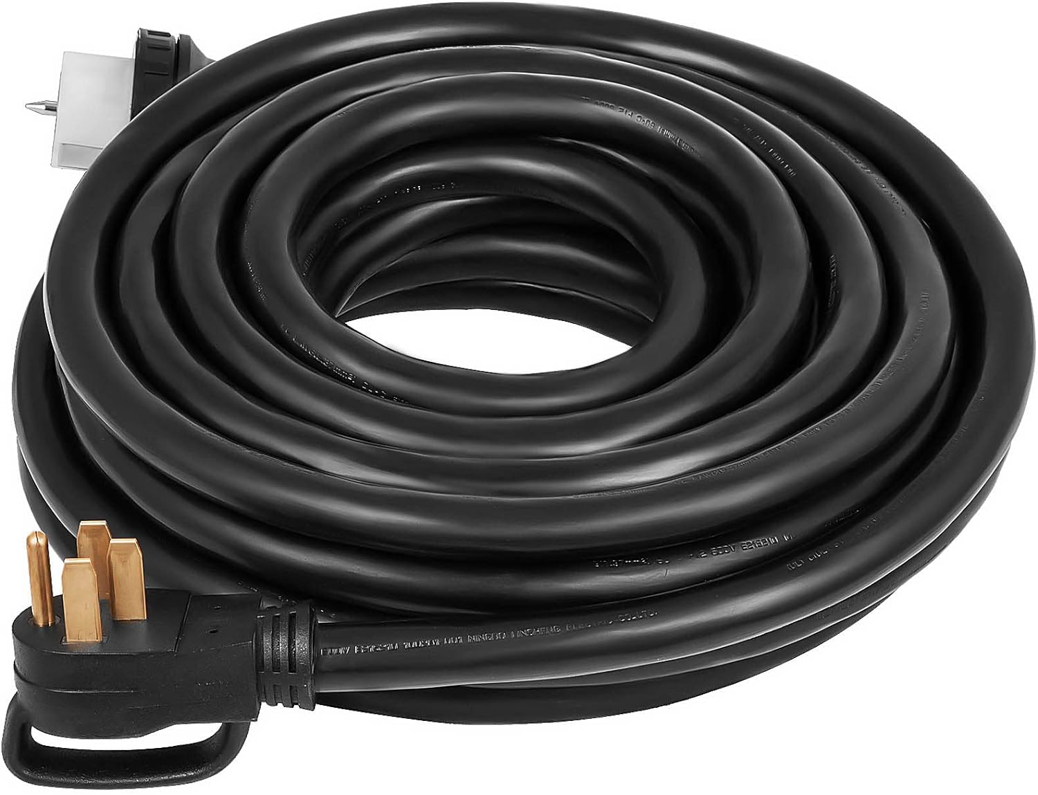 VEVOR 50FT 50 Amp Generator Extension Cord  STW 45446 + 45505 125V 250V Generator Power Cord  N14-50P & SS2-50R & CS6364 Twist Lock Connectors