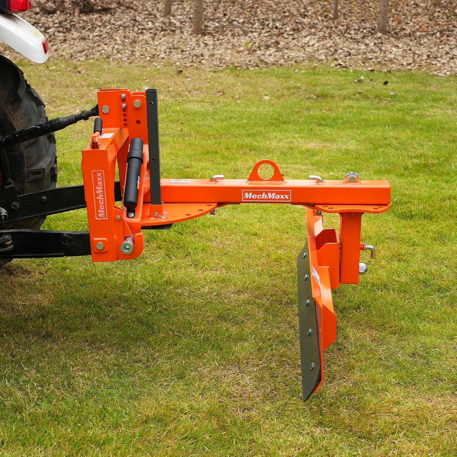 60" 6-Way Adjustable Tractor Rear Blade 3-Point Hitch Attachment - 25.6" Offset & ±45° Angle  Cat.1  20-45HP  RB60S