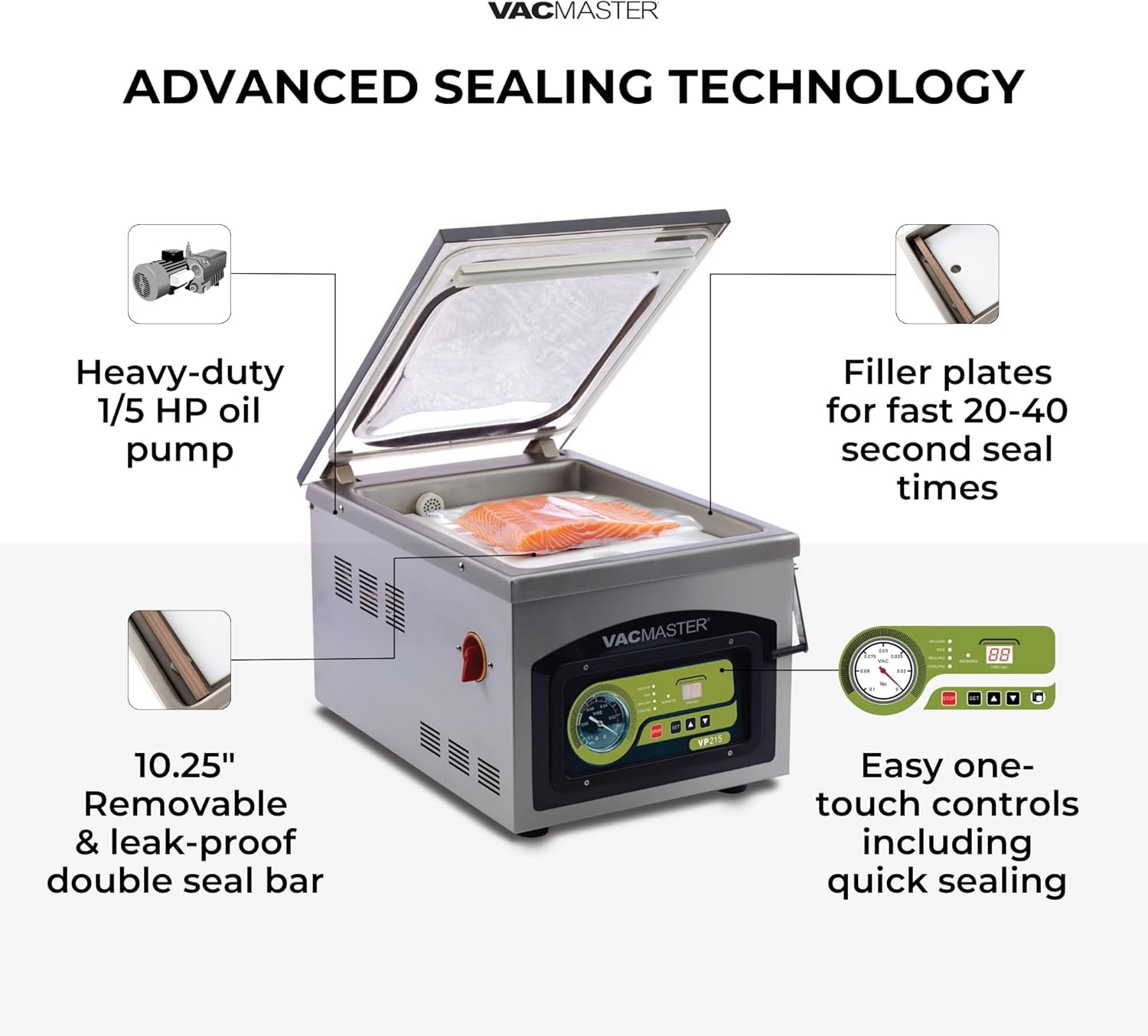 VacMaster VP215 Chamber Vacuum Sealer