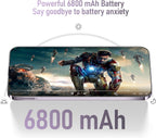 I24 Ultra Unlocked Phone 8GB+256GB Android Cell Phone 7 inch HD Screen Mobile Phone 108MP+48MP Camera 6800 mAh Extra Large Battery 5G Dual SIM (Titanium Purple)