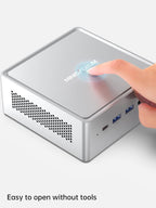 MINISFORUM Mini PC NAB6 Lite Intel Core i5-12600H 12 Cores 16 Threads up to 4.7GHz 16GB RAM DDR4 500GB PCIe4.0 SSD Dual 2.5 G RJ45 LAN Mini Desktop Computer 2 x HDMI 7 x USB Port WiFi 6 BT5.2