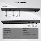 Lenovo V-Series V15 Business Laptop  15.6" FHD Display  AMD Ryzen 7 7730U  40GB RAM  1TB SSD  Numeric Keypad  HDMI  RJ45  Webcam  Wi-Fi  Windows 11 Pro  Black
