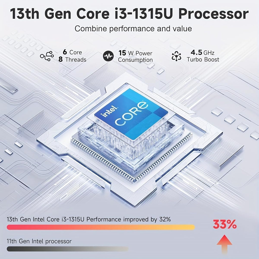 ASUS Vivobook 14" FHD Laptop for for Student Business 2025  AI-Powered Computer  6-Core Intel i3  16GB RAM & 1TB Storage (512GB SSD + 500GB Ext)  HubxcelAccessory  WiFi  Win 11 Pro  Lifetime MS Office